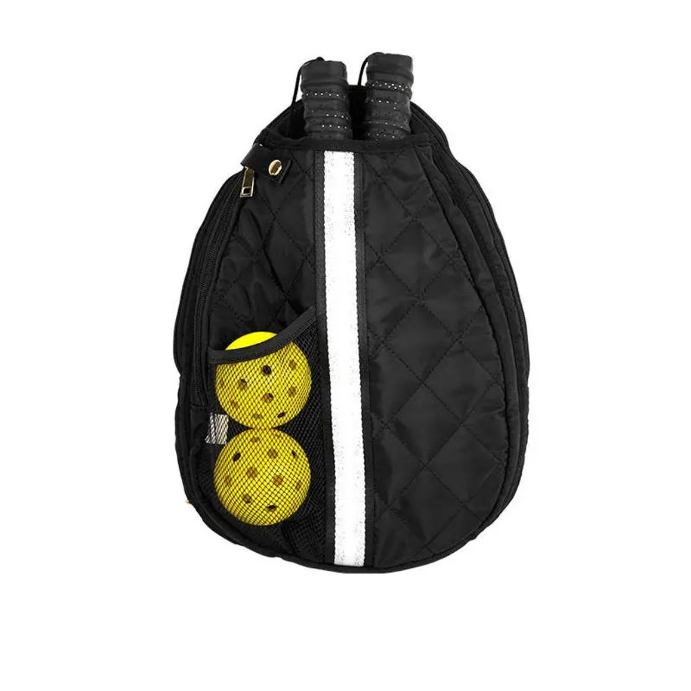 Last 1! NWT Black Quilted Pickle Ball Sling Bag